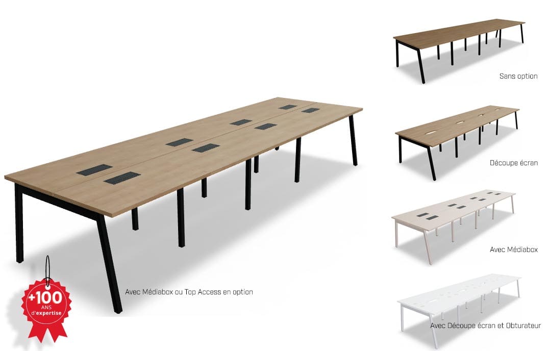 Bureau Open Space 8 personnes
