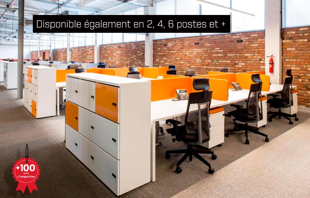 Bureau Open Space 8 personnes