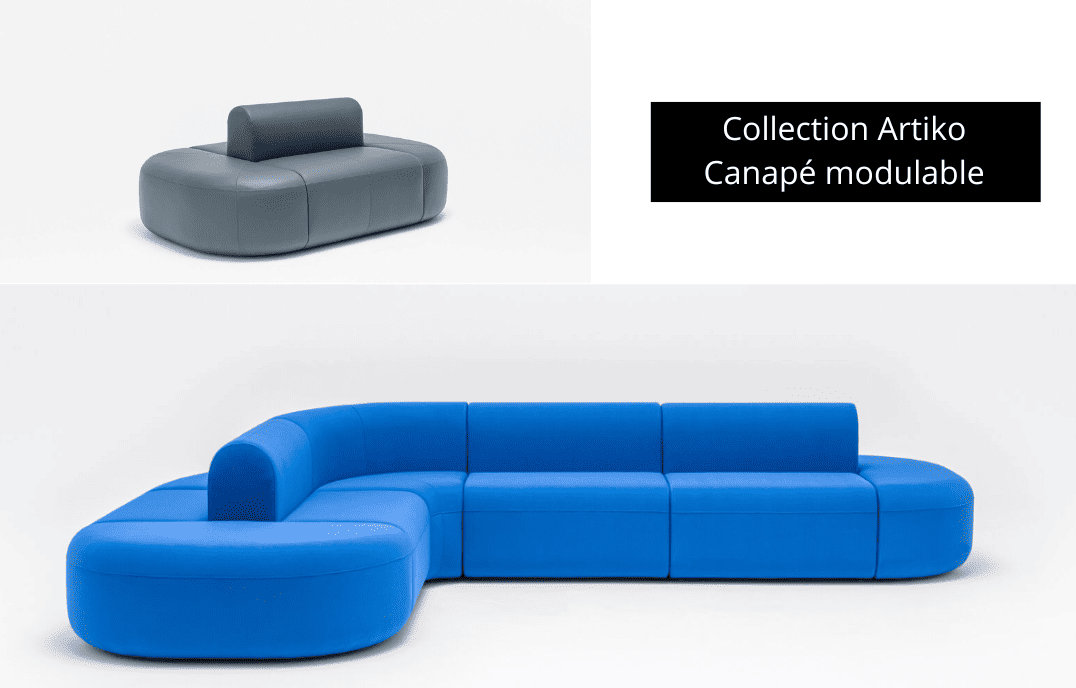 Canapé modulaire double - Artiko MDD