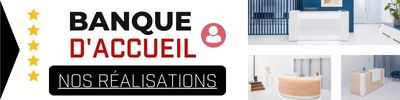 Toutes nos réalisations de comptoirs et banques d'acueil