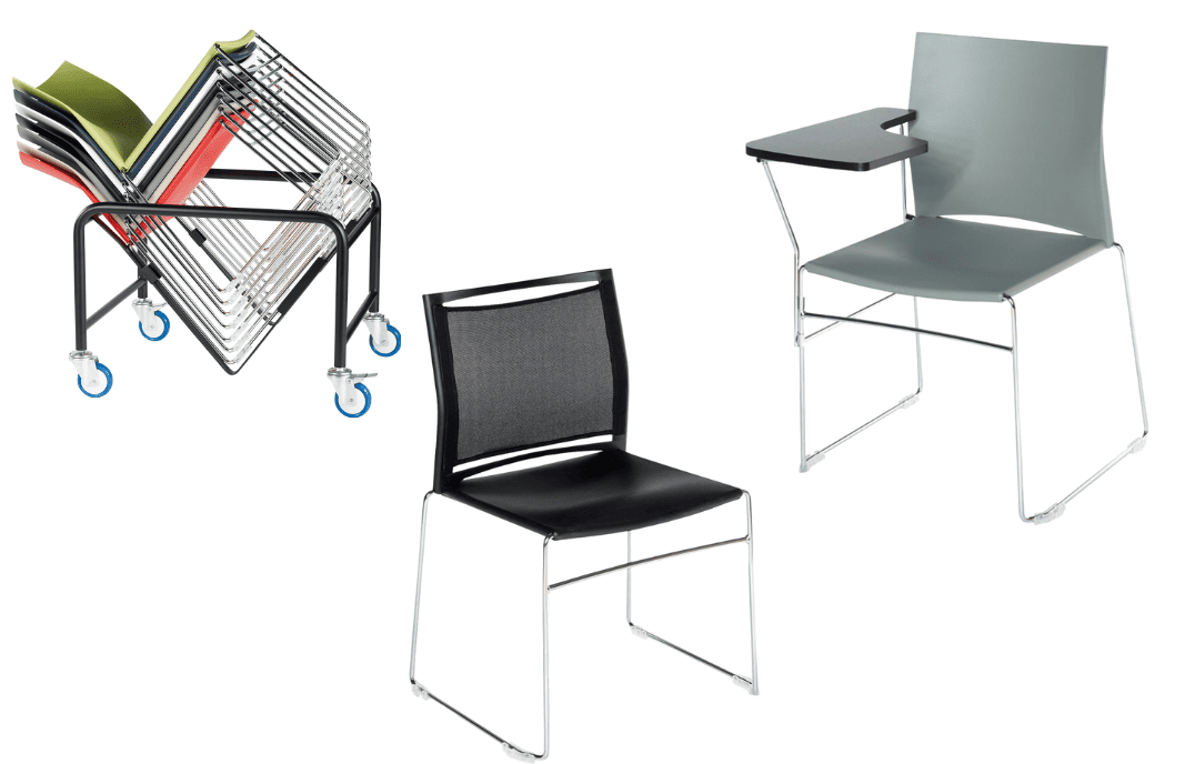 Chaise empilable pour entreprise