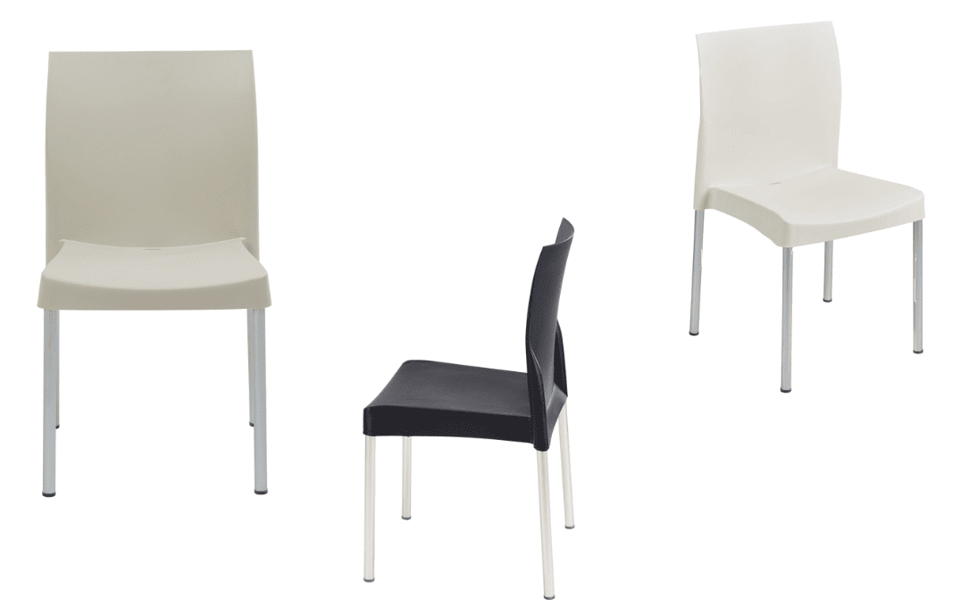 Chaise visiteur pour l'intérieur et l'extérieure