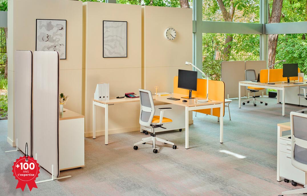 Cloison acoustique de bureau