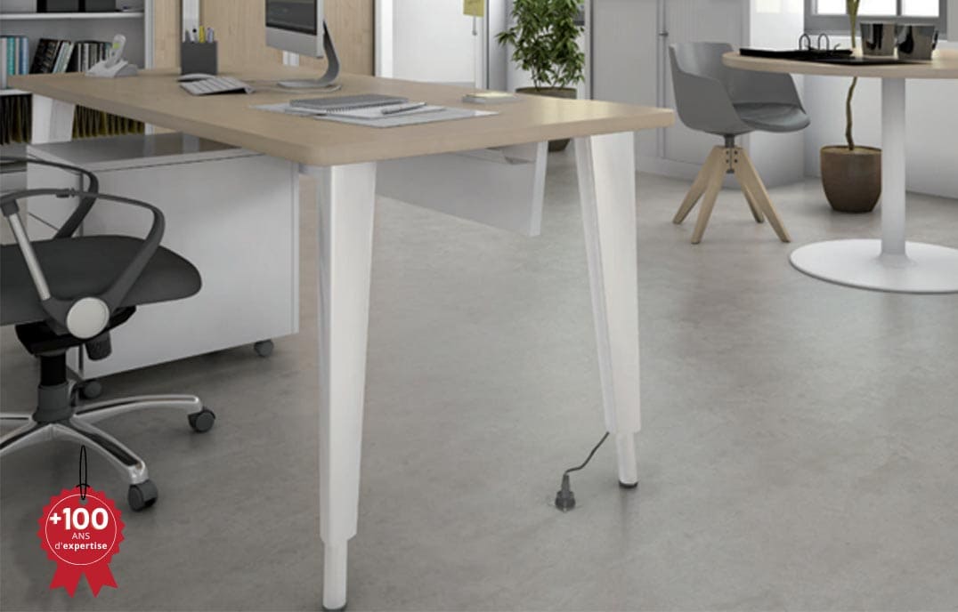Ensemble bureau + caisson de bureau idéal pour le télétravail