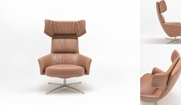 Fauteuil en cuir Design Haut de Gamme