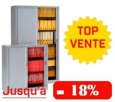 Armoire de bureau à rideaux promotion