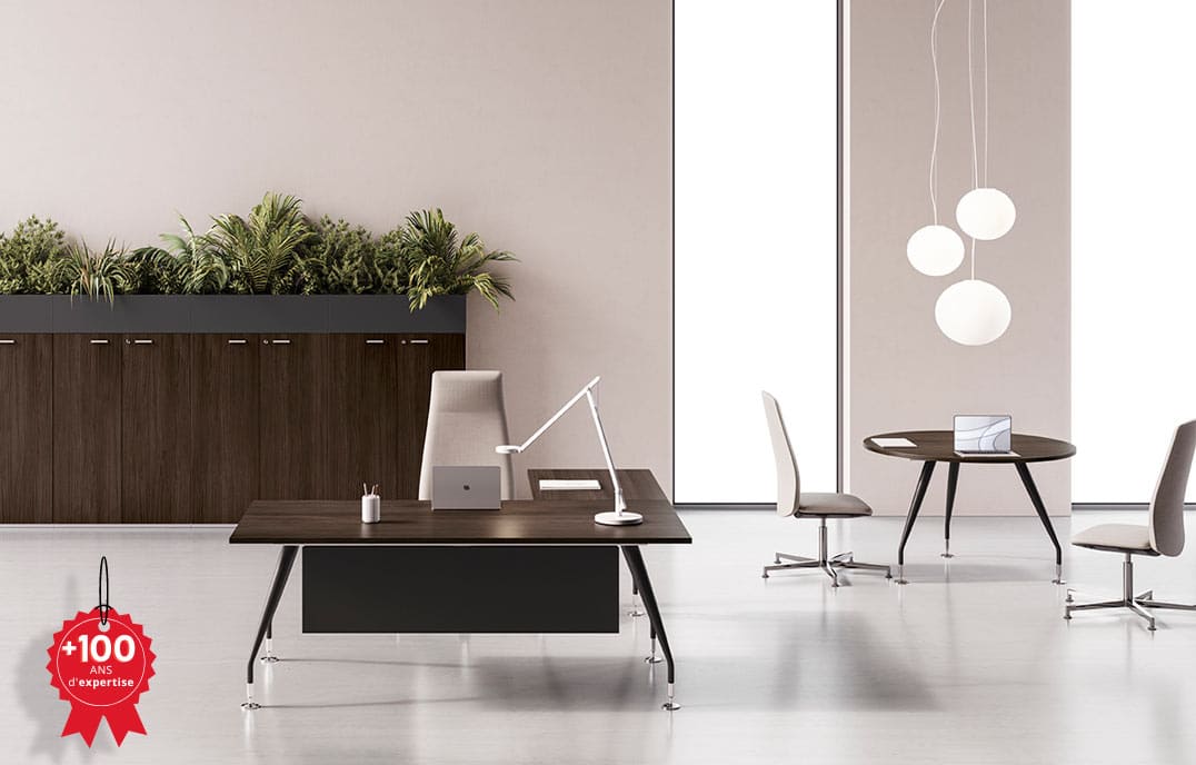 Bureau de direction d'angle - Mobilier de bureau Italien
