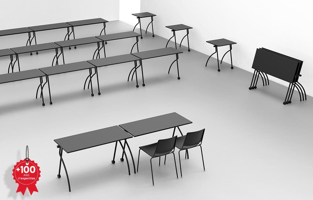 Table de formation pliable