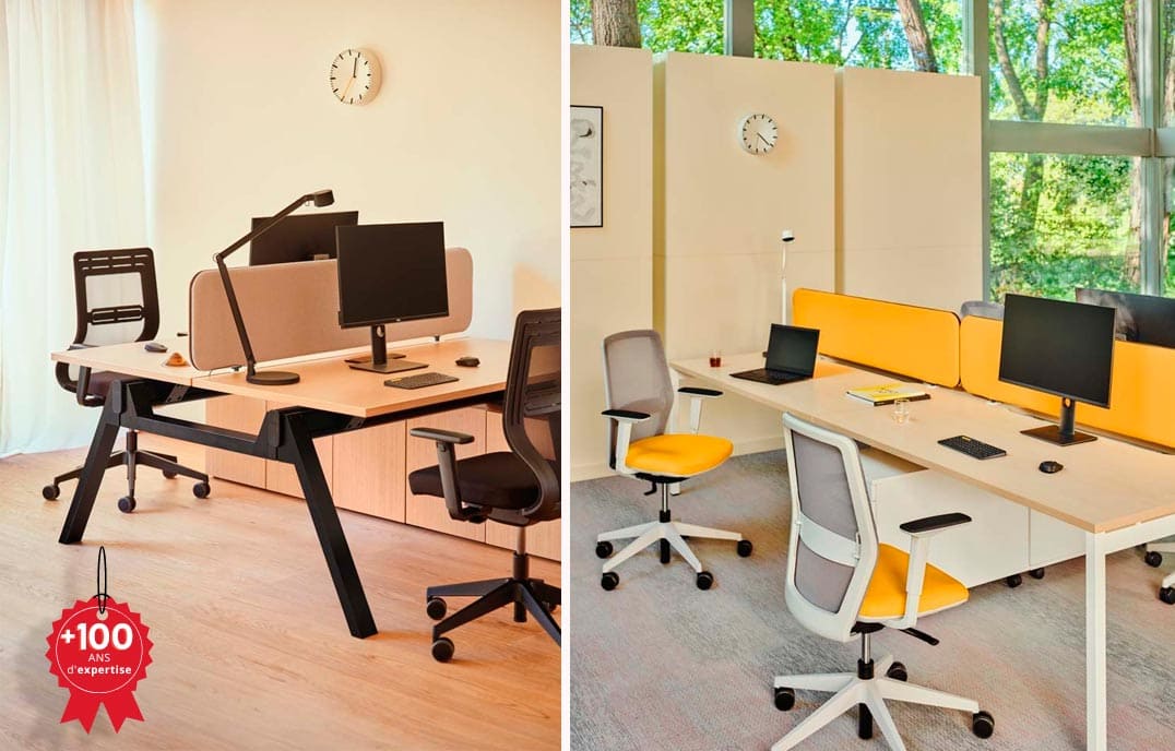 Séparateur acoustique pour bureau