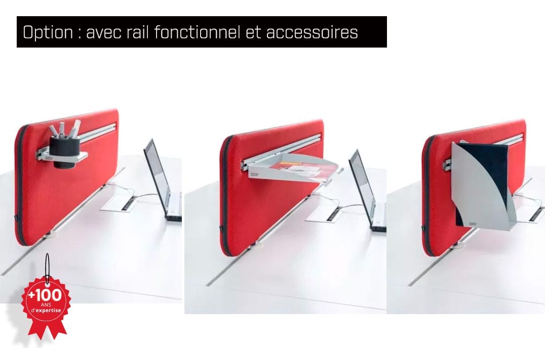 Séparateur acoustique pour bureau