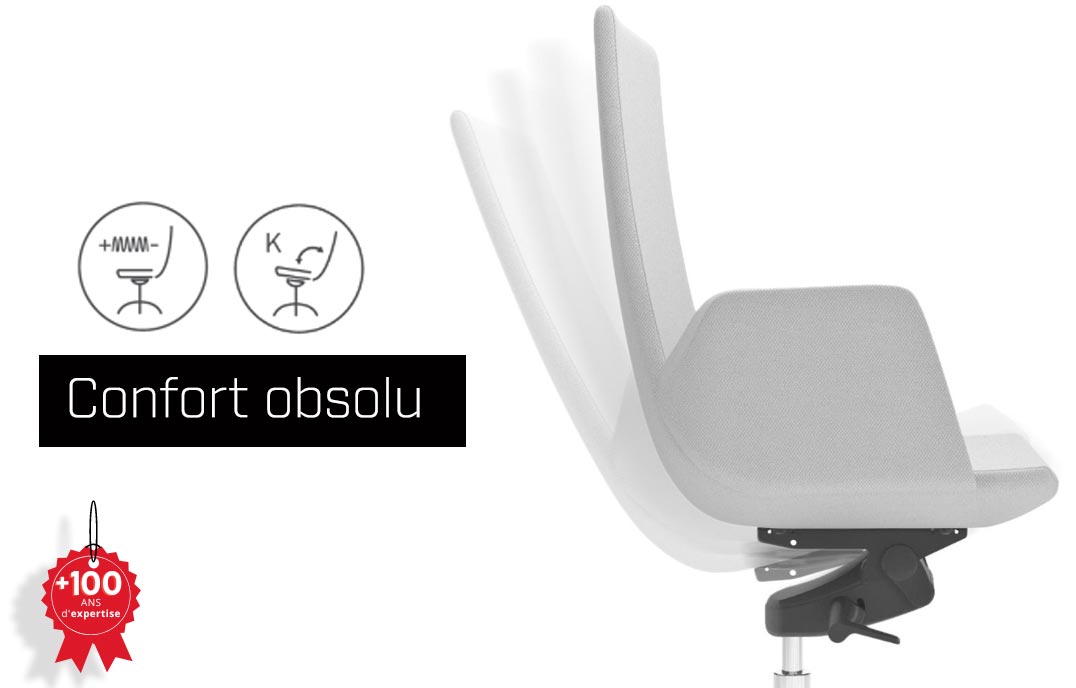 Siège fauteuil de direction Haut de Gamme - Design Italien