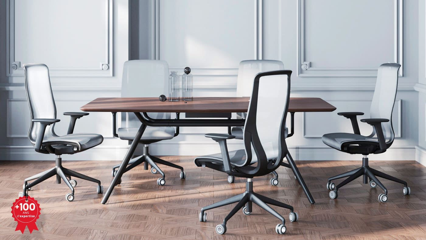 Table de réunion pour 6 personnes