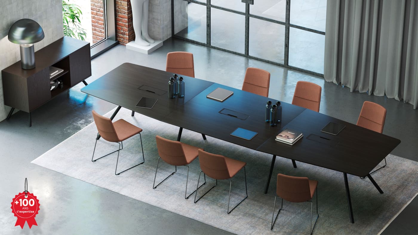 Table de réunion pour 12 personnes