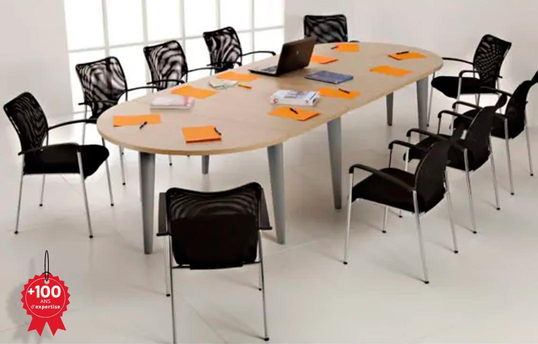 Table de réunion pour 10 personnes