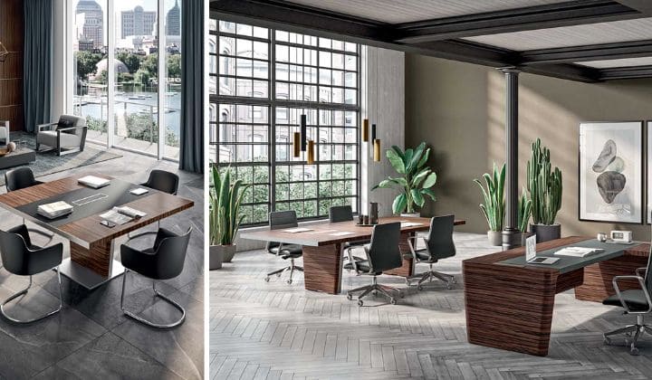 Table de réunion Design Haut de Gamme 6 personnes