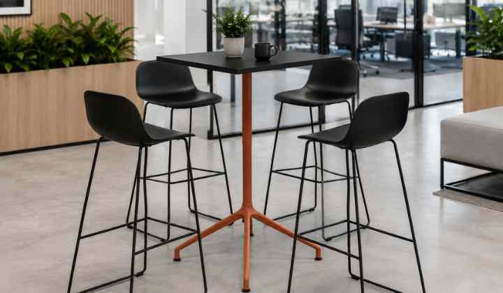 Table haute mange debout