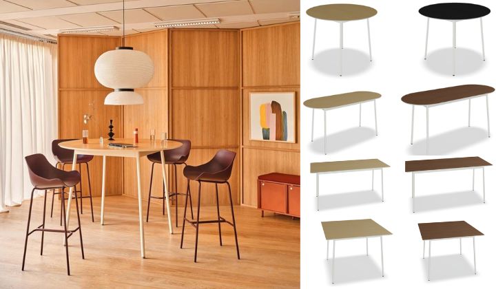 Table haute mange debout - Collection Unity