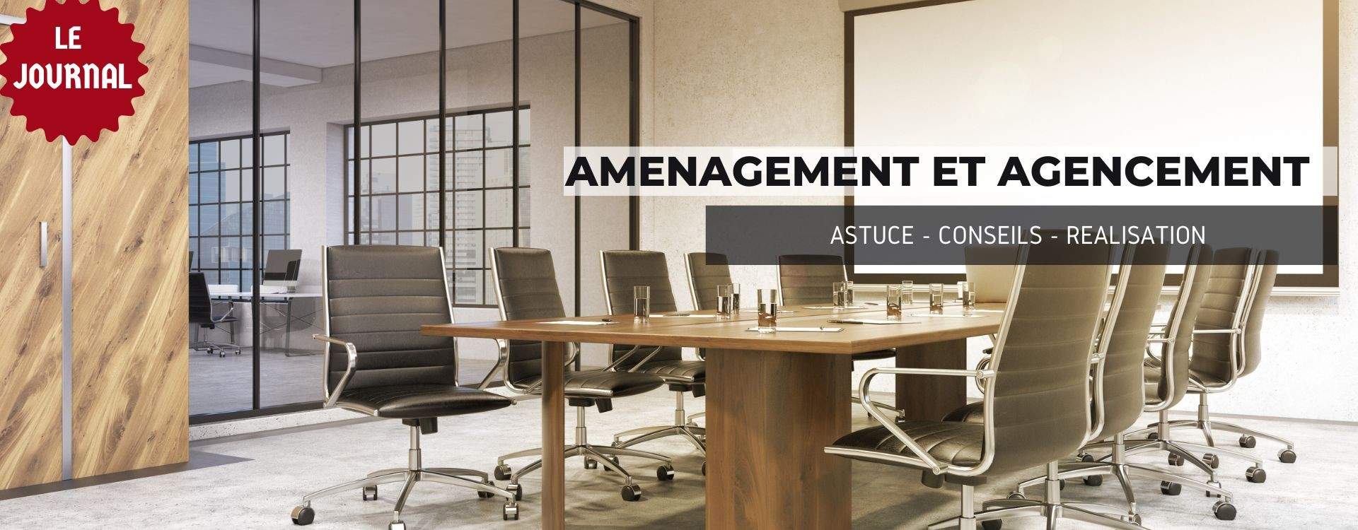 Aménagement et agencement de salle de réunion professionnelle