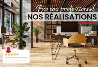 Nos réalisations et aménagement de bureau professionnel